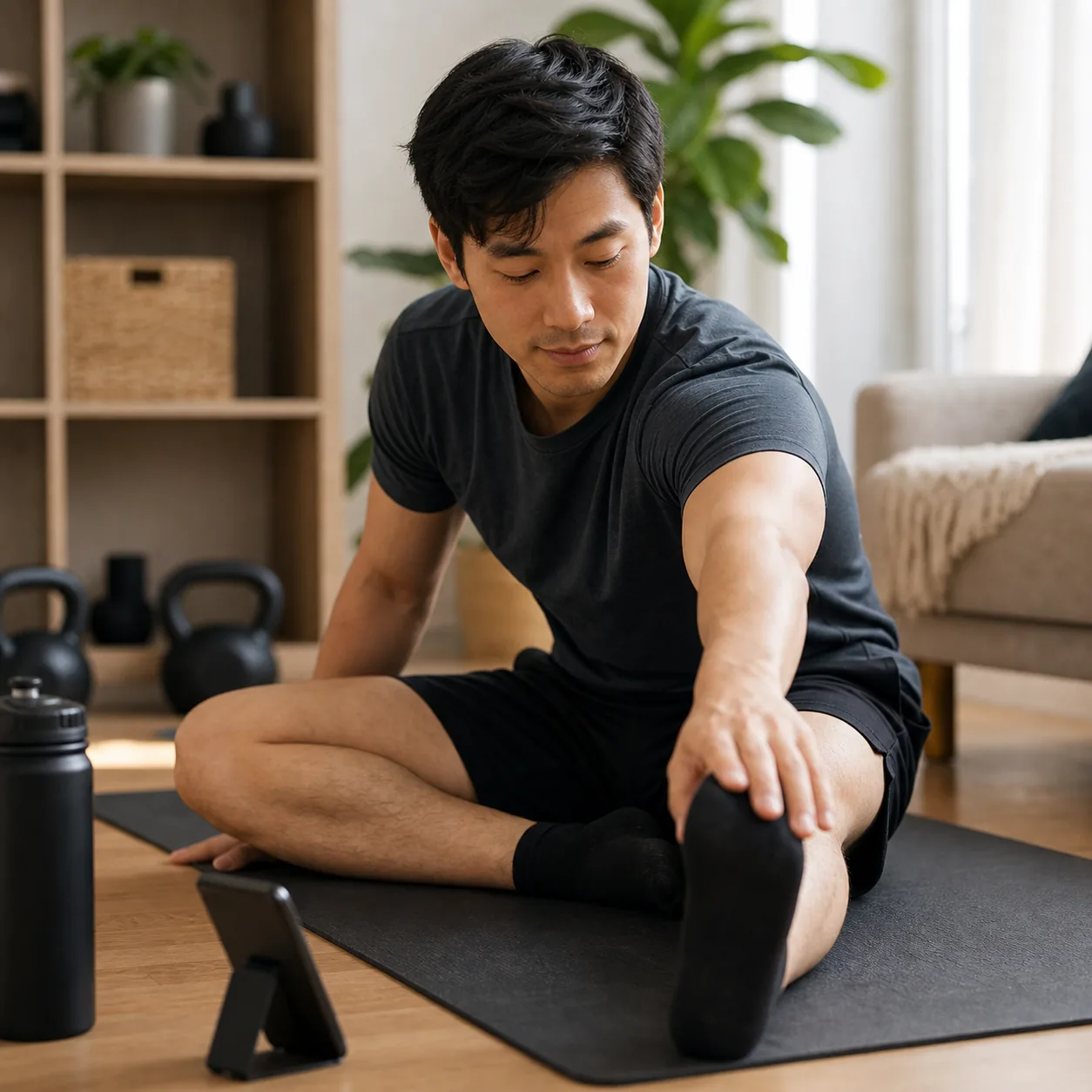 Photo of Sam training
